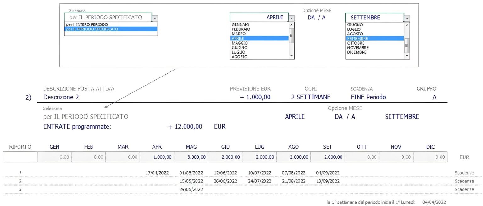 📊 Cash Flow in Excel GRATIS: Flusso di Cassa 2025